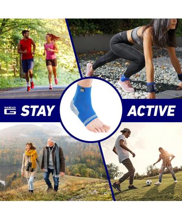Neo G Ankle Support for Sprained Ankle, Achilles Tendonitis, Weak Ankles, Arthritis - XL 27-32 CM - Buy Online on GoSupps.com