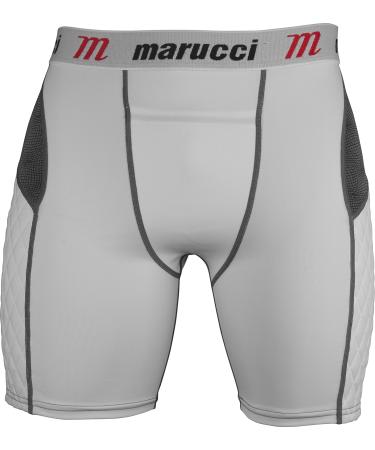 Marucci Men's Adult Elite Padded Slider Shorts Large White