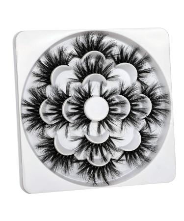 HeyAlice 25mm 3D Dramatic Mink Eyelashes - Pack of 7 Pairs - Buy Online on GoSupps.com