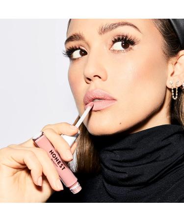 Honest Beauty Hydrating Liquid Lipstick with Hyaluronic Acid and Avocado Oil | EWG Verified, Vegan and Cruelty Free | Off Duty - 0.12 fl oz - Buy Online on GoSupps.com