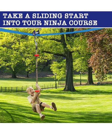 YAMIPROBI Slackline Pulley - Slackline Accessories for Your Ninja Warrior Obstacle Course for Kids - Zipline Backyard Accessories for Kids & Adults a Dynamic Way - Patents Pending - Buy Online on GoSupps.com