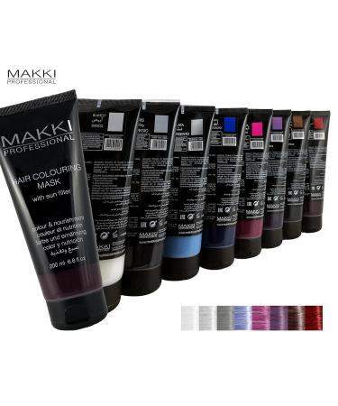 Buy Makki Semi-Permanent Hair Coloring Mask - Grey Nutrition & Color | International Shipping Available - Buy Online on GoSupps.com