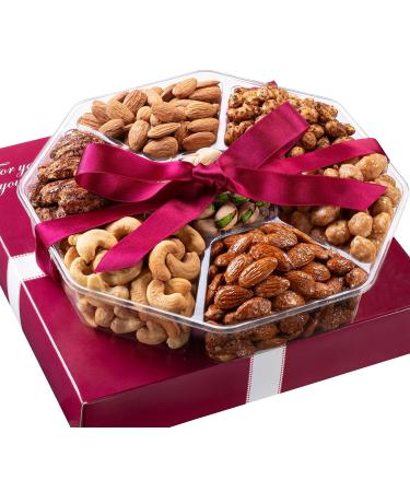 Holiday Nuts Gift Basket - Fresh Sweet & Salty Dry Roasted Gourmet Nuts Gift Basket - Fantastic Food Gift Basket for Birthday, Men, Women, Family, Adults, Christmas, Thanksgiving, Fathers Day, Mothers Day B. Large - Buy Online on GoSupps.com