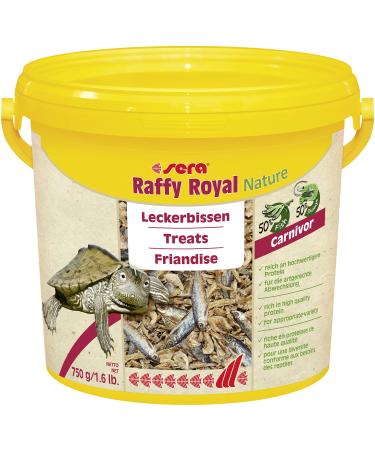 Sera Raffy Royal Nature 3.8 l (750 g) dried fish (50 %) & shrimp (50 %) species -appropriate variety for strong biting with anchovies feed for water turtles - Buy Online on GoSupps.com
