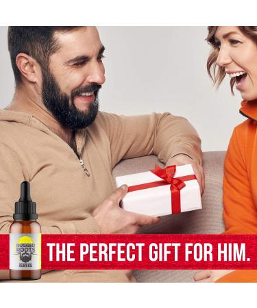 Beard Oil & Conditioner by Rugged Roots | Natural Citrus Spice Scent | Softens & Promotes Healthy Beard Growth | Perfect Gifts for Dad Brother Husband - Buy Online on GoSupps.com