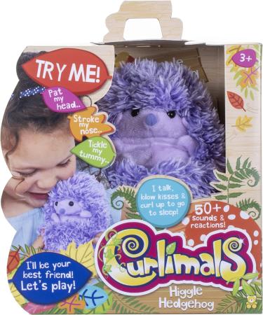 Curlimals Higgle the Hedgehog: Interactive Soft Toy with 50+ Sounds & Reactions | Touch Responsive | 3yrs - Buy Online on GoSupps.com