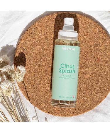 WildMint Citrus Splash Natural Face Toner | Brightening Toner for Sensitive Mature & Damaged Skin | Vitamin C for Dark Spots & Acne Prone Skin | UK Made Vegan & Cruelty-Free Skincare | 100ml - Buy Online on GoSupps.com