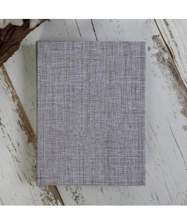 Mublalbum Small Photo Album 4x6 - 2 Pack Linen Cover Mini Brag Book for 52 Vertical Photos - Gray - Buy Online on GoSupps.com