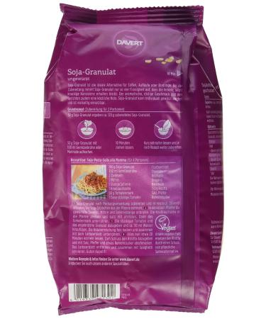 Buy Davert Organic Soya Granules (Pack of 2 x 500g) - International Shipping Available - Buy Online on GoSupps.com