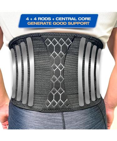 Jebolt Back Bandage - Lumbar Support Belt for Pain Relief & Injury Recovery | S/M Size - Ideal for Training & Work - Buy Online on GoSupps.com