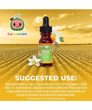 MaryRuth Organics Toddler Vitamin C Drops | USDA Organic Vitamin C Liquid Drops for Toddler | Ages 1-3 Years | Vitamin for Immune Support & Overall Health | Vegan | Non-GMO | 15 Servings - Buy Online on GoSupps.com
