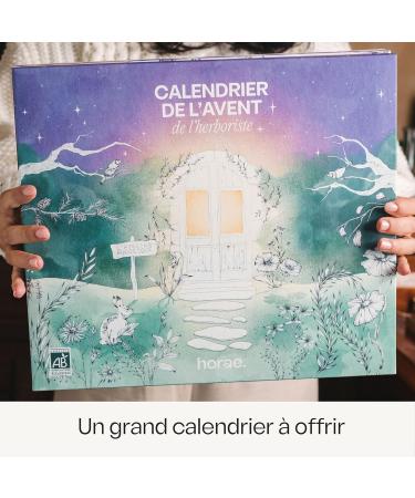 Horae - Calendrier de l'Avent tisane infusion bio 2025-24 tisanes dont 1 bouquet infuser partager - Infusions bien- tre florales et de saison produites en France - Id e cadeau de No l - Buy Online on GoSupps.com