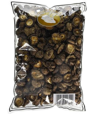 Premium Golden Swan Dried Shiitake Mushrooms 1kg - High Quality, Gluten-Free Ingredients for Cooking - Buy Online on GoSupps.com