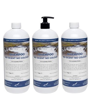 Claudius Shampoo No Scent No Colour 3 x 1 liter met gratis pomp