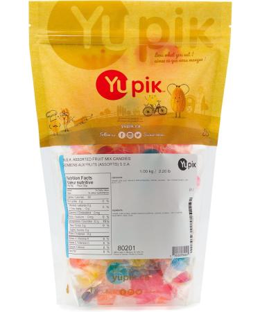 Yupik Assorted Fruit Mix Candies Sugar - Free Hard Candies 1Kg 1 kg (Pack of 1) - Buy Online on GoSupps.com