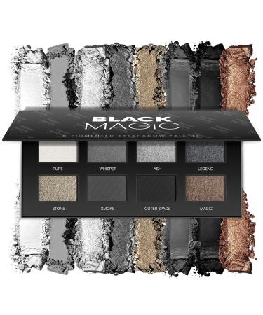 HOOMUSS Smoky Eye Shadow Palette 8Color - Black