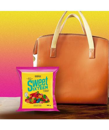 Sweet Sixteen Jujube & Gummy Candies Classic Mix of Sweet Gummies and Jujubes 10 packs x 185g Peanut & Nut-Free Candies Soft Chewy and Always Fresh 185 g (Pack of 10) - Buy Online on GoSupps.com