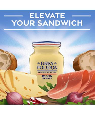 Grey Poupon Dijon Mustard - 16 oz Jar - Buy Online on GoSupps.com