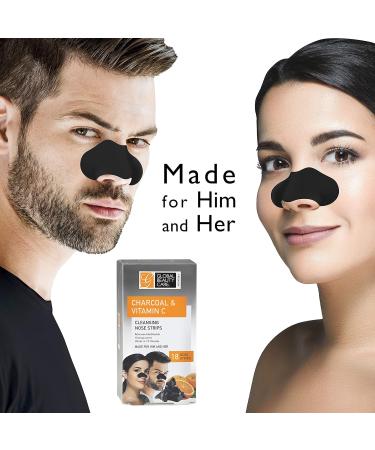 Global Beauty Care 18 Premium Nose Cleansing Strips | Activated Charcoal & Vitamin C Blackhead Remover - International Shipping - Buy Online on GoSupps.com