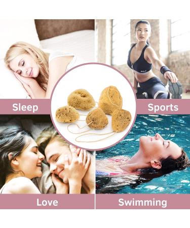 tom&pat Menstrual Sponge with String Alternative to Soft Tampon and Menstrual disc - DERMATEST: Very Good with Travel Change case Natural Sponge Washable & Reusable (Size S / 5 x 3-5 cm) - Buy Online on GoSupps.com