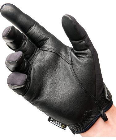 First Tactical Men's Medium Duty Padded Gloves - BLACK, Large Size - Buy Online on GoSupps.com