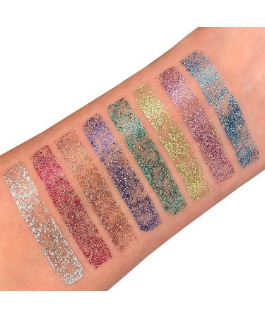 Holographic Green Glitter Lipstick - Moon Glitter 0.17oz - Buy Online on GoSupps.com