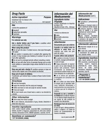 Medicasp Coal Tar Gel Dandruff Shampoo - 3 Pack 6 oz | Treat Seborrheic Dermatitis & Psoriasis - Buy Online on GoSupps.com