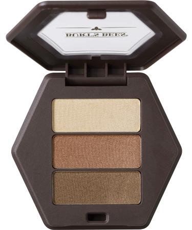 Burt's Bees 100% Natural Eye Shadow Palette with 3 Shades Powder 0.12 Ounce (Pack of 1) Blooming Desert