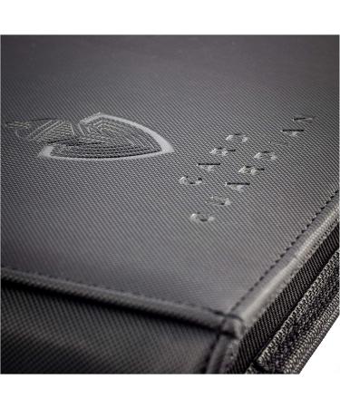 Card Guardian 9-Pocket Premium Zipper Binder for 360 Cards - Side Loading Pockets for TCG Games (Black) - Buy Online on GoSupps.com