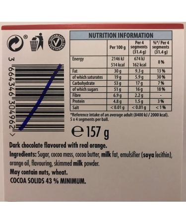  Terry's Terry's Set of 1 dark chocolate and 1 milk chocolate 157 g each - Buy Online on GoSupps.com