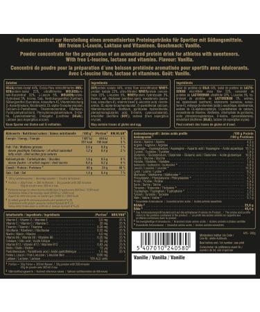 Peak Anabolic Protein Selection 900g | Vanilla Flavor | 30 Portions | Whey Isolate Concentrate Hydrolyzate & Soy Protein with L-Leucine for Muscle Growth - Buy Online on GoSupps.com