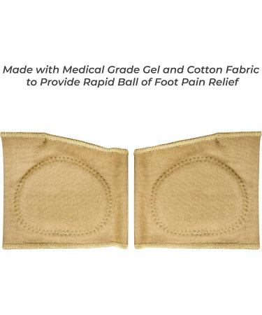 Metatarsal Sleeves Pads for Pain Relief | Gel Ball of Foot Support for Men & Women - International Shipping - Buy Online on GoSupps.com