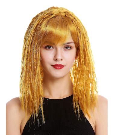 WIG ME UP DW90-144: Long Copper Blonde Curls Wig for Ladies - Voluminous Crimped Bangs - Buy Online on GoSupps.com