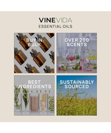 VINEVIDA Palo Santo Essential Oil 4 oz - Undiluted Skin-Safe Perfect for DIY Candles & Soap Making - Premium Bulk Essential Oil - Buy Online on GoSupps.com