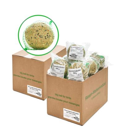 Paul's mill giant tasting dumplings premium supplementary feed for wild birds with a net in the box 24 pieces (2 x 12 x 500 g) 500 g (24 Pack)