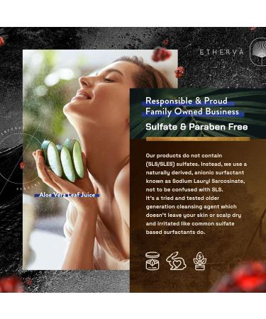 RAIN Face Wash for Men & Women | Floral Woody Scent | Nourishing Aloe Vera & Essential Oils | Vegan Sulfate & Paraben Free | 3.71 Fl Oz Glass Bottle - Buy Online on GoSupps.com