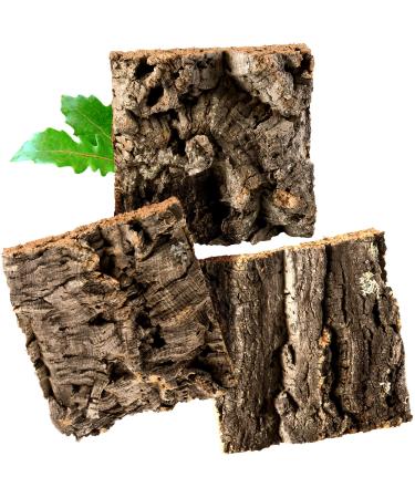 Cork Bark (Rodent Reptile Decoration Modelling Model Railway Scenery) cork wood tree oak (3 pcs.) - Buy Online on GoSupps.com