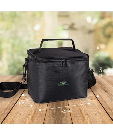 Massage Oil Warmer Bag with Handle & Shoulder Strap - Adjustable Compartments for Accessories | MASSAGE-EXPERT - Buy Online on GoSupps.com