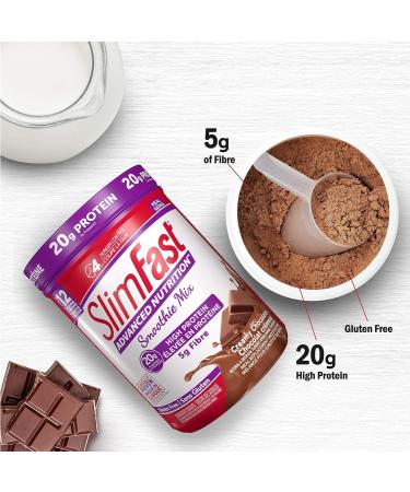 Slim Fast Advanced Nutrition Meal Replacement or Weight Loss Shake & Advanced Nutrition Meal Replacement or Weight Loss Shake 20g High Protein Smoothie Powder Vanilla Cream Gluten Free 324g - Buy Online on GoSupps.com