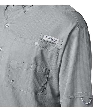 Columbia Tamiami II Long Sleeve Shirt - Cool Grey, Men's Large - Buy Online on GoSupps.com
