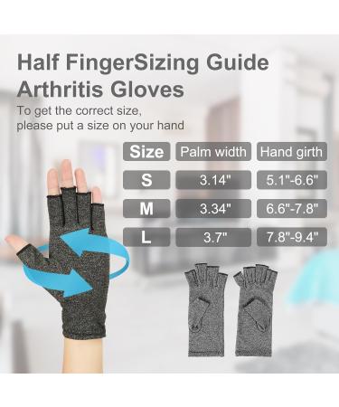 Arthritis Gloves for Women & Men – Lightweight Pain Relief for Carpal Tunnel & Tendonitis (Small Grey) | Shop Now - Buy Online on GoSupps.com