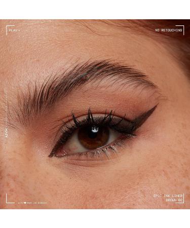 NYX Epic Ink Liner - Waterproof Liquid Eyeliner in Brown - Vegan Formula | 1 Count - Buy Online on GoSupps.com