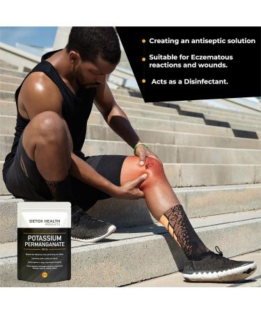 Potassium Permanganet - Free Flowing Powder - Detox Health Products - 2OZ - Buy Online on GoSupps.com