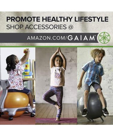 Gaiam Kids Yoga Mat with Fun Prints - Playtime for Babies and Active Toddlers | 60 L x 24 W x 3mm Thick | Twinkle Toes Print - Buy Online on GoSupps.com
