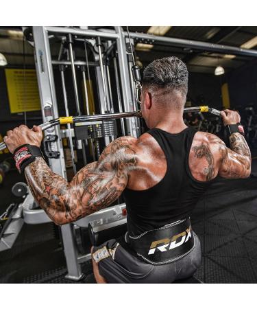 Buy RDX 6 Adjustable Weightlifting Belt for Men & Women | Durable Leather Powerlifting & Bodybuilding Gym Belt | Fits 29-33 Inches - Buy Online on GoSupps.com