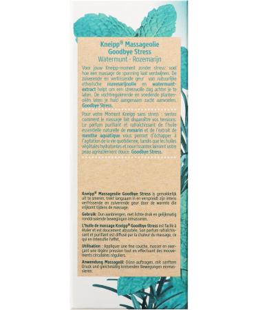 Kneipp - Massage Oil - Goodbye Stress 100 ml - Buy Online on GoSupps.com