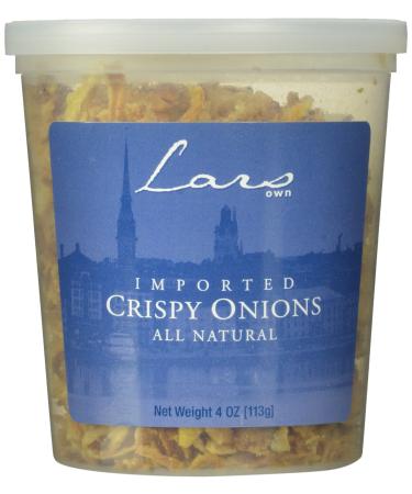 Lars' Own Crispy Onions, 4-Ounce Containers (Pack of 12)