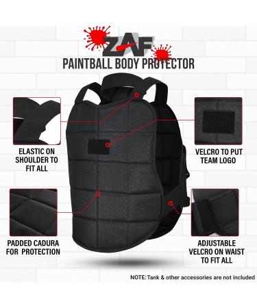 Pod Padded Paintball & Airsoft Chest Protector Combo with Neck Protector, Jumpsuit, and Barrel Pouch - Buy Online on GoSupps.com