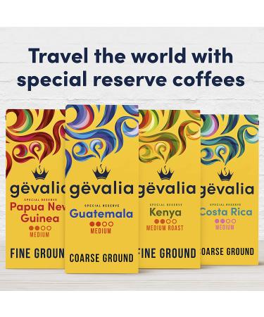 Gevalia Special Reserve Guatemala Coarse Ground Coffee - 10 oz Bag - Buy Online on GoSupps.com