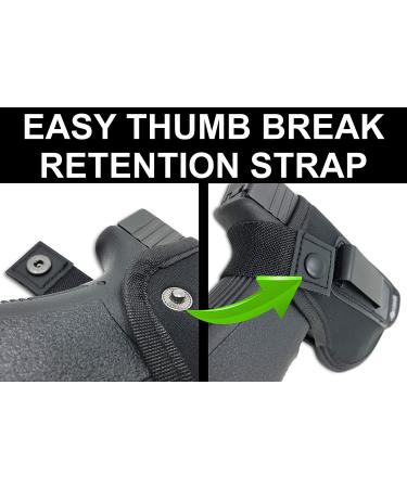 Concealed Carrier Universal IWB Holster for All Firearms | Right-Handed | S&W M&P Shield, 1911, Glock, Sig Sauer | Inside The Waistband - Buy Online on GoSupps.com